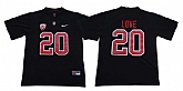 Stanford Cardinal 20 Bryce Love Blackout College Football Jersey,baseball caps,new era cap wholesale,wholesale hats